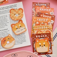 Taichung Same Day Shipment Cartoon ins Cute Animal Food Toys Sticky Notes Student Message Note Paper