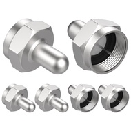Aifeier ET 6-Pack F-Type 75 Ohm Terminator Caps, Penyambung Penyesuai Kabel Koaksial, Penutup Pelind