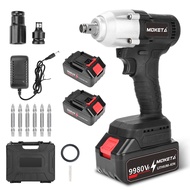 MOKETA บล็อกไฟฟ้าไร้สาย 9980VF 48V บล็อกแบต ประแจไฟฟ้า สามารถเพิ่มดอกสว่านได้ Brushless Electric Wre