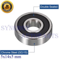 Wheel Bearing 605-2RS 6052RS 5x14x5 mm - 8016