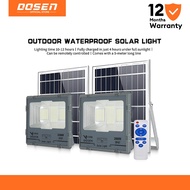 DOSEN solar light outdoor lighting 2000W Solar Spotlight lampu solar IP67 Waterproof solar led Stree