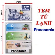 [CN Hcm] PANASONIC Refrigerator Sticker + 2-Sided Tape As Gift