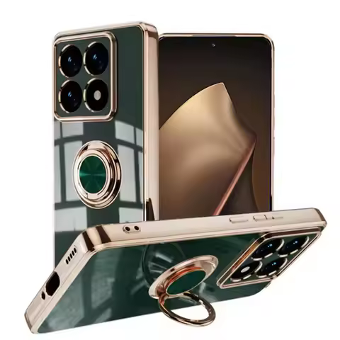 Plating Magnetic Ring Case For Xiaomi mi 15T 14T 14 12T 12S 11T Pro Cases For Xaiomi 13T 13 12 11 Pr