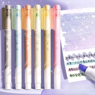 Glitter Highlighter Glitter Painting Color Glitter Pen Glitter Student Marker Key Notebook Pen