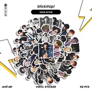 COD 50 Pcs JUNGKOOK SERIES 05 Cute Waterproof Stickers For DIY Mobile Phone Skateboard Notebook Deco
