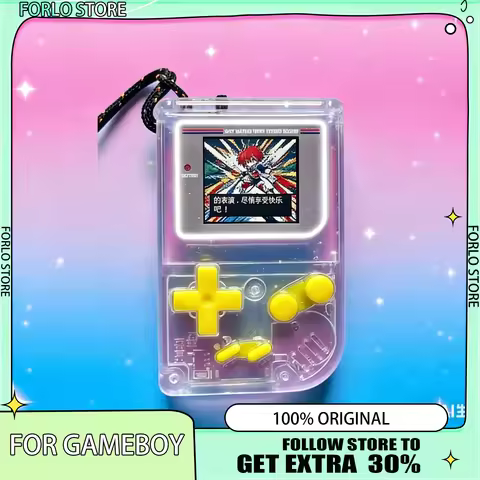 for Micro GameBoy Console Version Upgrade Super Mini GB Mini Handheld Console Key Fob Portable Custo