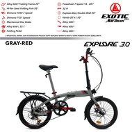 EXOTIC EXPLORE 200 20 inch sepeda lipat Pacific Alloy Dewasa Remaja