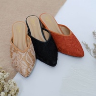 Women's Party Sandals 3cm Premium Brocade Graduation Invitation Gift Burgundy Denim Turkish Sage emy