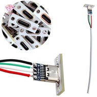 BTYB> Type-C Ja 4 P Welding Wire Female DIY Connector Straight For Mobile Phone Charging Port Chargi