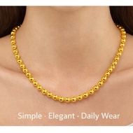 Aj Rantai Leher | Loci boba 60Ccm | Emas Amani jewellery cop 999copy ori