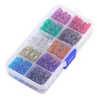 110 pcs mini Blade Fuse Car Motorcycle SUV Fuses Kit 2-35 AMP Insurance Small and Standard/Middle Si