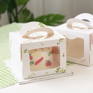 Fresh4Inch51 Inch Cake Box Small Pastry Elevated Birthday Cake Packaging Box 4inch Mini Handheld Win