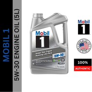 (124317 ) MOBIL 1 Advanced 5W30 SN PLUS Fully Synthetic (5QT/4.73L) Engine Oil Dexos 5W30