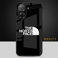 HP Glitter Glass Phone Case For POCO C71 - POCO C71 Phone Case - K66