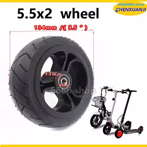 Hot Sale High Performance5 inch Solid wheel 5.5x2 Fast wheel F0,jackhot,Nes carbon fiber scooter sol