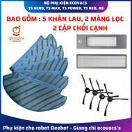 [ Phụ kiện Ecovacs T5 N8 N5 T8 ] Set phụ kiện ecovacs deboot T8 AIVI T5 FUN T5 NEOT5 MAX T5 POWER T5