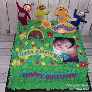 Kue ulang tahun cake ultah karakter anak telletubies lol L.O.L