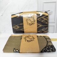 5O PCS MEDIUM BATIK WALLET 16 CM BONUS CUSTOM NAME WRAP PLASTIC PACKAGING