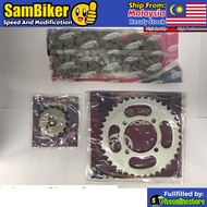 Focus R 428 Chain Sprocket Set LC135 Y125Z EX5 Kriss MR Honda Wave Dash E Bonus Sport Demak EvoZ DVS MV110 CT100 spoket