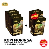 🔥[100% ORIGINAL HQ]🔥 Ad-din Herb (VARIATON) Kopi Moringa + Sacha Inchi 3 Serangkai & Tenaga