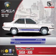 👍👍 PROTON SAGA CAR BODY STICKER SET SAGA - A06