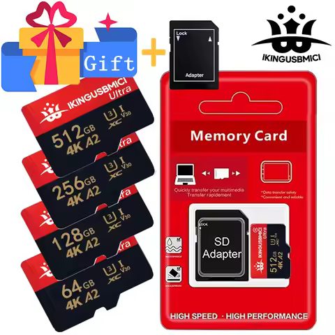 Micro tf 32GB 64GB 512GB 256GB High Speed C10 Micr o tf SD Card SD/TF Flash Card Memory Card miniSD 