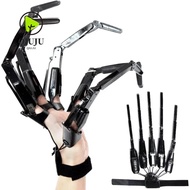 QIUJUU Ghost Claw Props, Hand Model Cosplay Gear Halloween Articulated Finger,  Fake Fingers Skeleto
