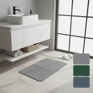 【B+】30秒瞬吸 軟式珪藻土吸水地墊 邊境系列(60x40cm)