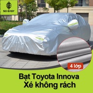 [Toyota Innova] Toyota innova Car Cover, Car Canvas - 4-Seater Silver Aluminum Car Cover To 7-Seater