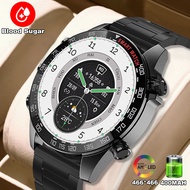 Titanium Business Sports Smart Watch Men 466*466 AMOLED HD 400MAH Clock BT Call IP68 Waterproof Bloo