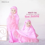 Ready Stock MUKENA CHILDREN 1-3 YEARS Pink O0C0