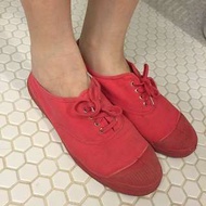 BENSIMON BEN SIMON 桃紅色布鞋 帆布鞋