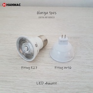H44F 4w warm white led spotlight e27 fitting mr16 G4 spot/