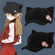 Hot Sale FunFindsS Anime Neon Genesis Evangelion EVA Asuka Langley Soryu แมวหูขั้วโลกขนแกะคอสเพลย์หม