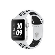 100% Apple Orignial Apple Watch 38/40mm Nike Sport Band Light Grey / Black White