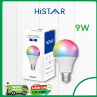 HISTAR SMART LIGHT BULB RGB + CCT BLUETOOTH 9 WATT LED LIGHT BULB
