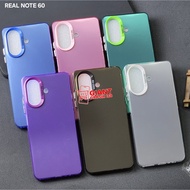 Realme Note 60 Realme Note 60X Silicone Case Imd Polycarbon Hard PC Case Hologram Realme Note 60 Rea