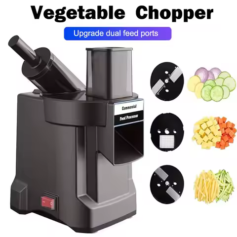 2025 New Vegetable Chopper 3 in1 Multifunctional Electric Cutting Machine Carrot Potato Cutter Slice