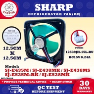 QZ (12.5CM) SJ-E435M / SJ-E438MK / SJ-E438MS / SJ-E535M-BK / SJ-E538MK SHARP REFRIGERATOR FAN 12539J