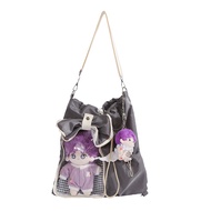Tas Ransel Serut Anime Wanita/Tas Sekolah 20CM Doll Itabag/Tas Sekolah Berkapasitas Besar /Backpack