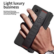 Samsung Galaxy Z Fold 3 Fold3 5G Hard Case GKK Strap Hand Cover Front Back Casing Hardcase