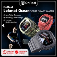 OnReal LOKMAT Ocean Fitness Watch Health Watch Sport Smart Watch Jam Smart Watch Men and Women for A