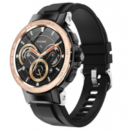 E19智慧手錶藍牙血氧手錶心率血壓男士運動手環（黑金）
