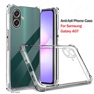 Transparent TPU Shockproof Phone Case For Samsung Galaxy A07 SamsungA07 GalaxyA07 A 07 a07 4G Clear 