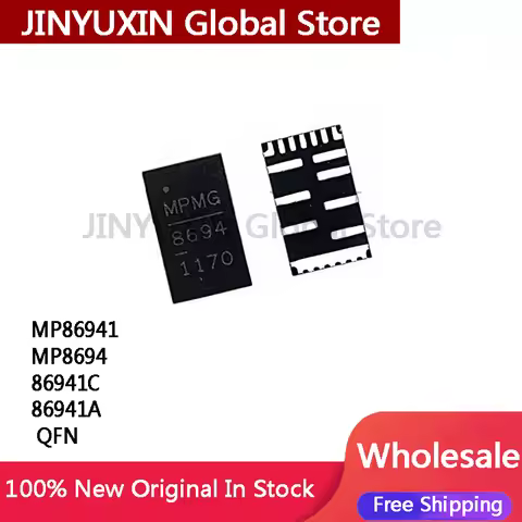 5Pcs MP86941GQVT-Z MP86941 MP8694 86941 8694 MP86941 MP8694 86941C 86941A QFN IC Chip in Stock Whole