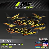 Decal Sticker Striping Variation Transparent Uv Mio Soul Carburetor 2006-2012 Mio Soul 115 Mio Soul 
