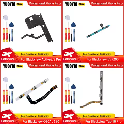 Power on/Off+Volume FPC For Blackview Active 8 Pro BV9200 oscal S80 Tab 10 Pro Tab 11 WIFI Tab 60 Ta