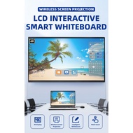 《KL 》55 65 75 Inch 4K Full HD Interactive Smart white Boards TV  Touch Screen smart White board Digi