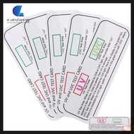 5 Pcs Indicator Ultraviolet Intensity Tester Uv Testing Card Uvc Cards Detection Stickers  caisheng