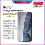 Honor Screen Protector Tempered Glass for Magic 7 Pro 6 5 Pro X9c X9b X9a 200 Pro PRIVACY Tempered G